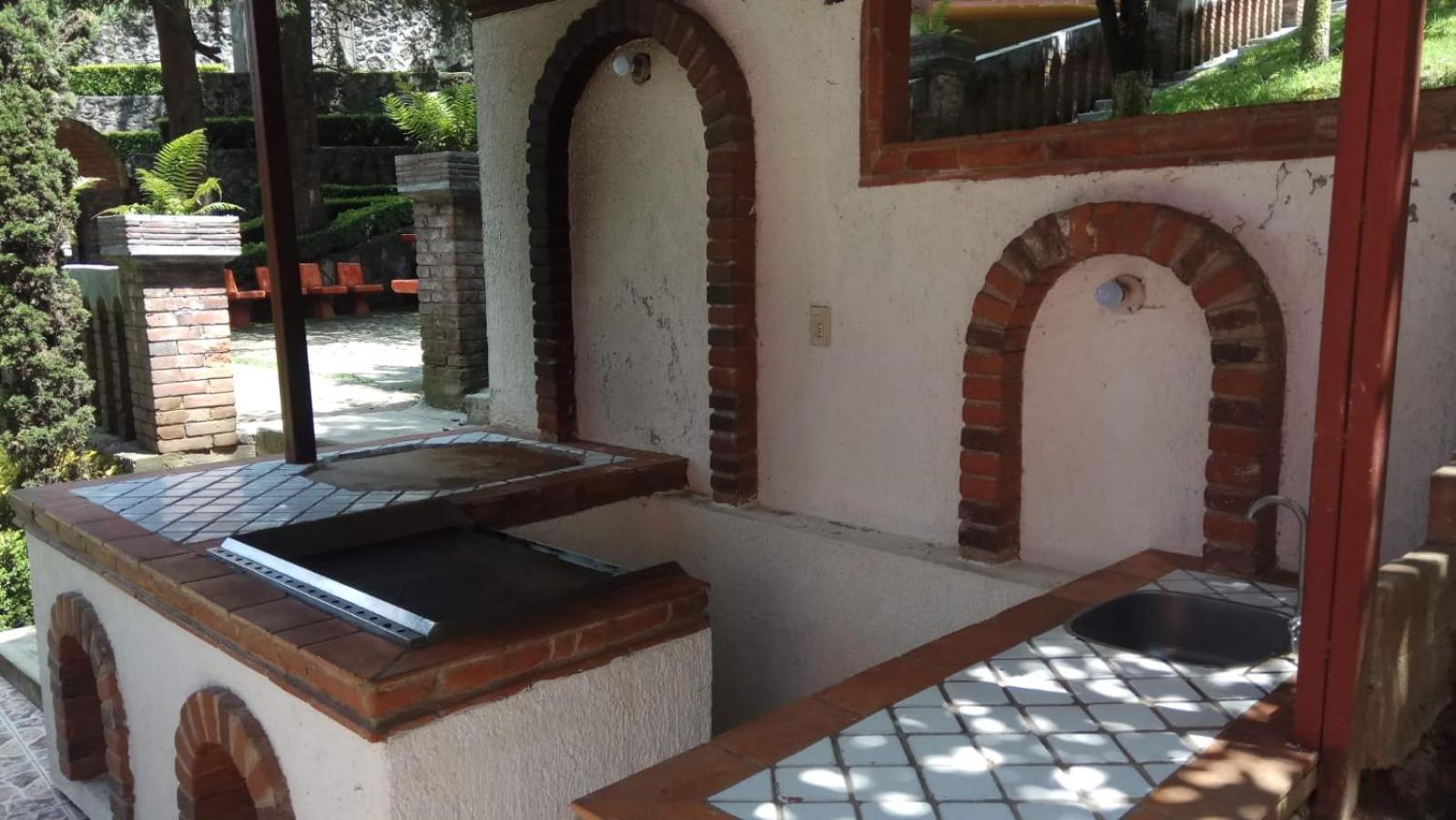 Cabana De Bosque Con Alberca Santa Clara de Juarez Exterior photo